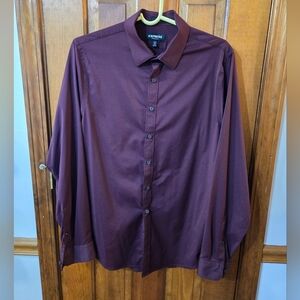 Men's Plum Colored Dress Shirt